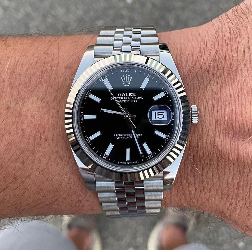 Montre Datejust 41 Noir Jubilé Pour Homme