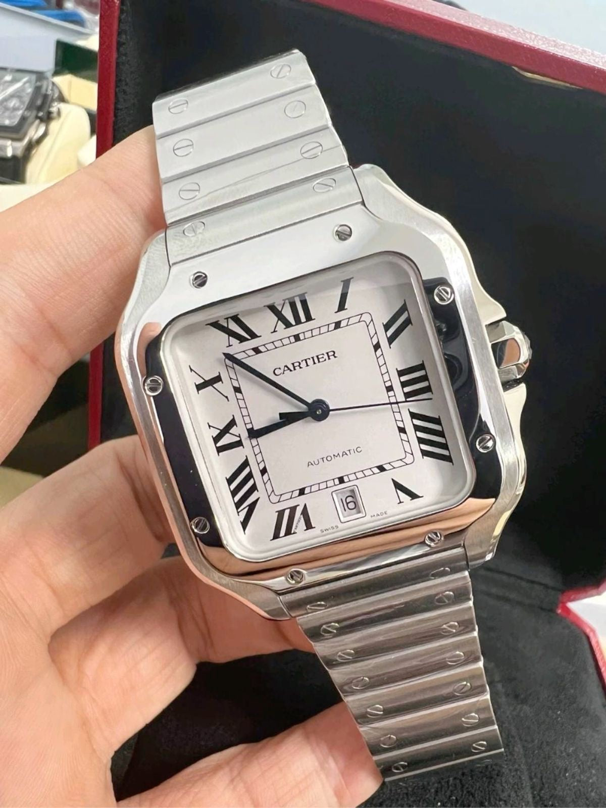 Cartier Santos WSSA0018 pour Homme