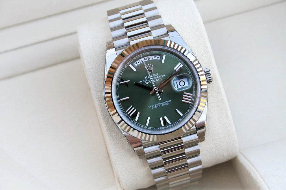 Rolex Day Date 40 Vert Pour Homme