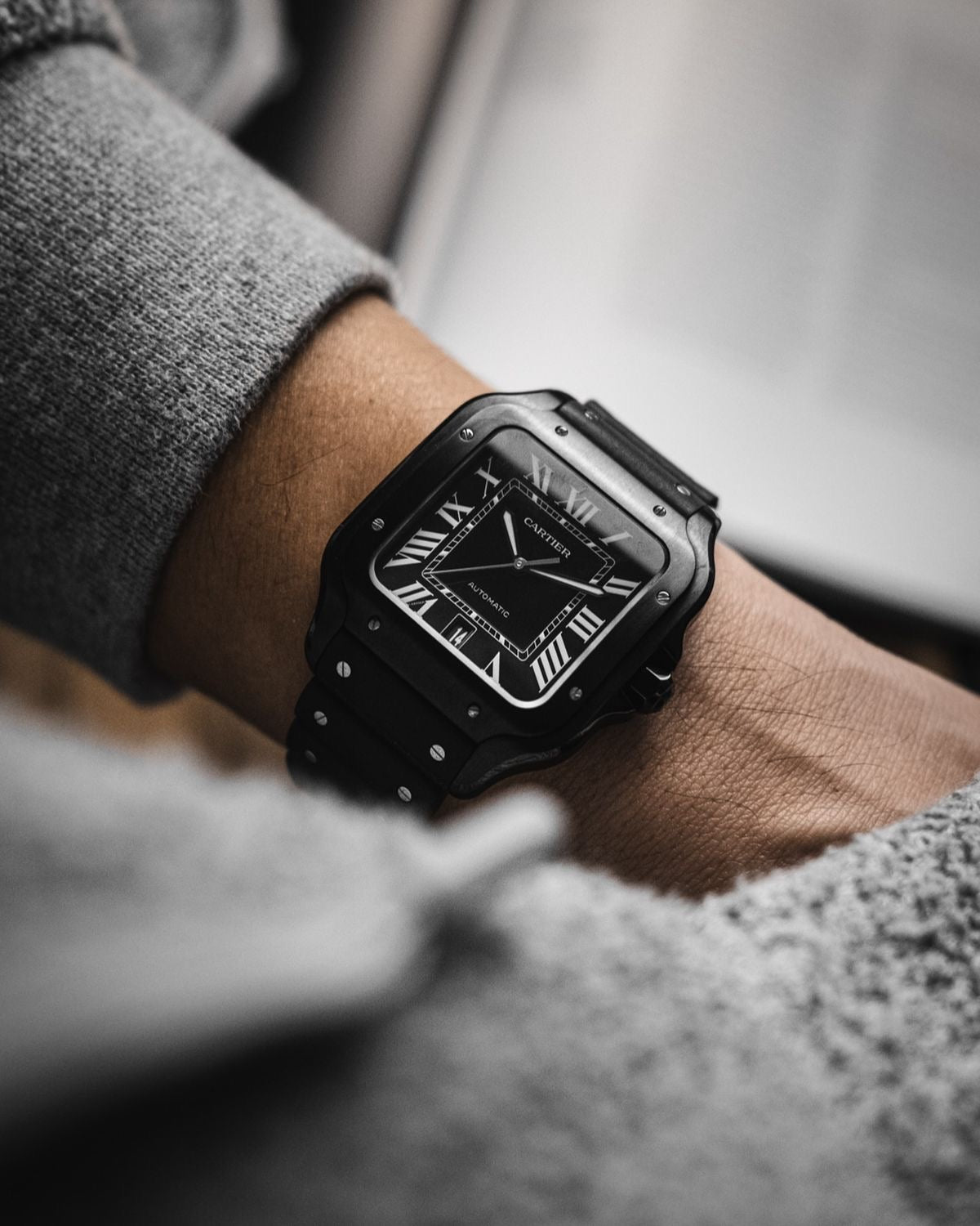Cartier Santos Full Black