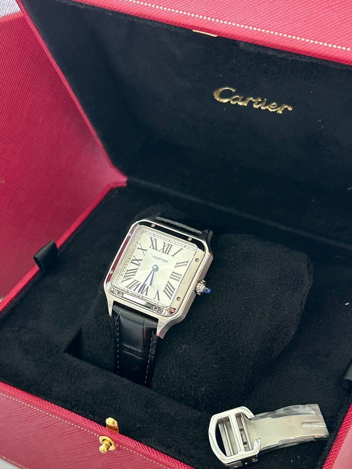 Cartier dumont bracelet cuir