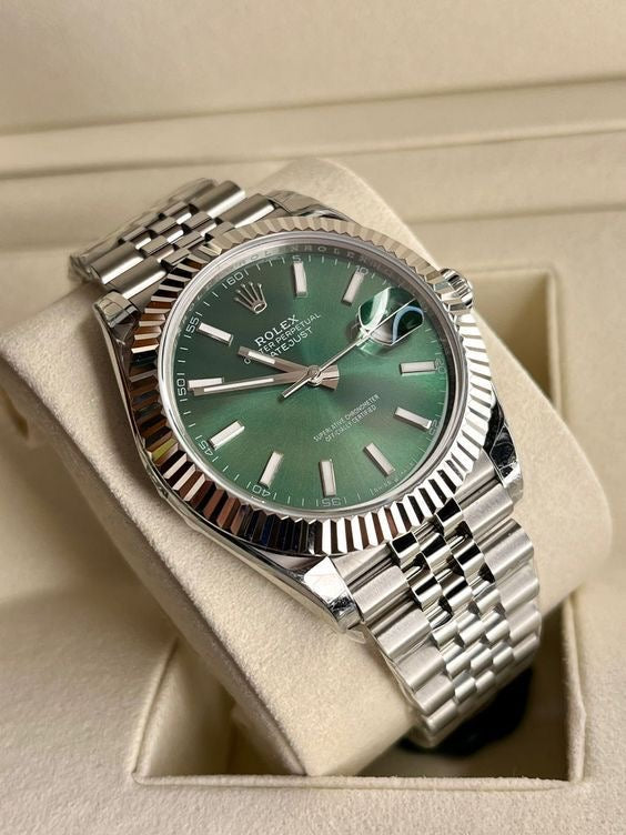 datejust fond vert  36 mm / 41mm