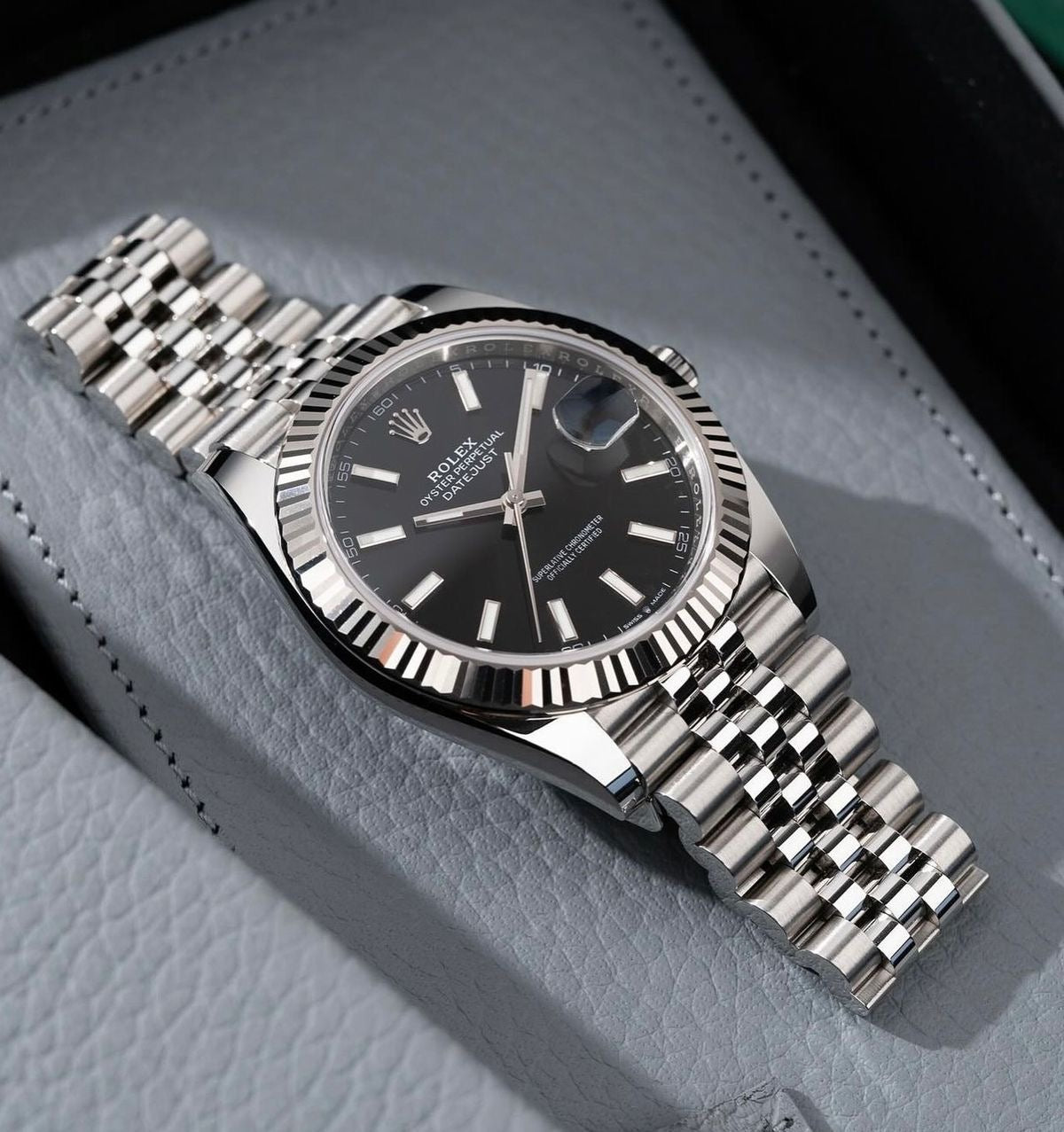 Montre Datejust 41 Noir Jubilé Pour Homme