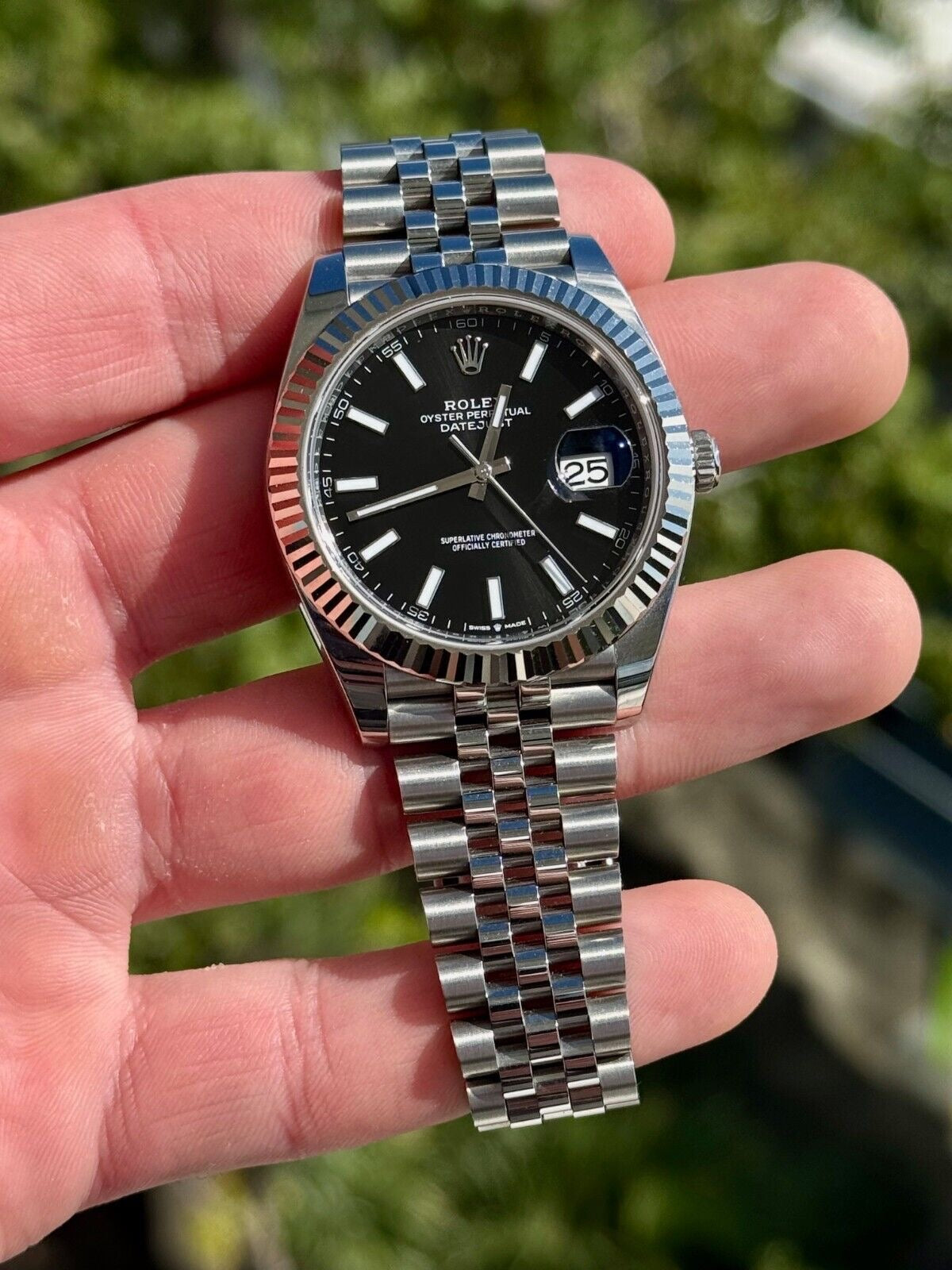 Montre Datejust 41 Noir Jubilé Pour Homme
