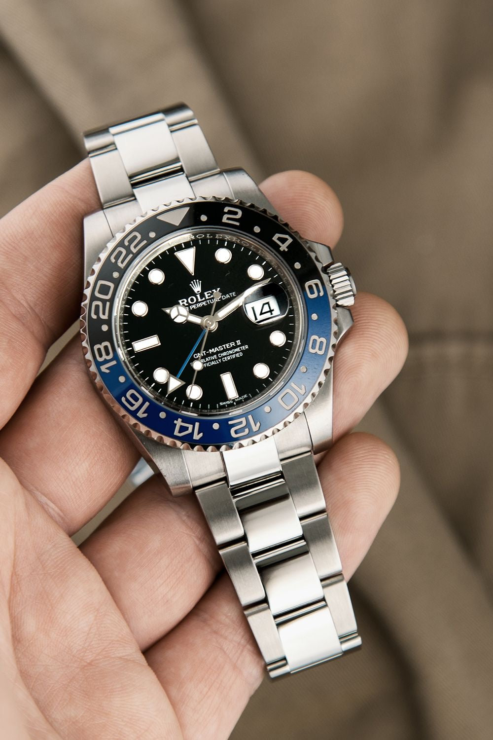 GMT Master II Batman 116710BLNR