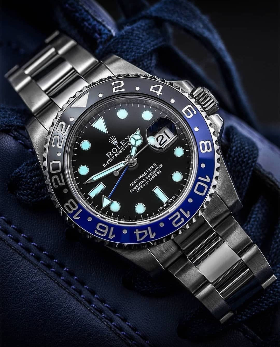 GMT Master II Batman 116710BLNR