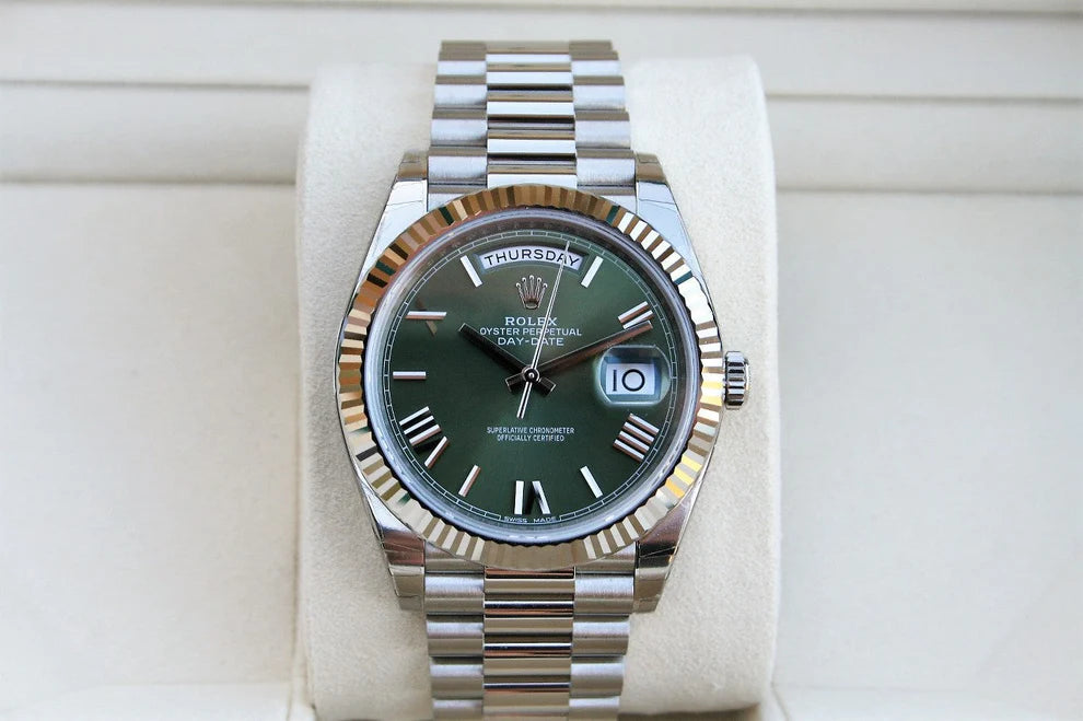 Rolex Day Date 40 Vert Pour Homme