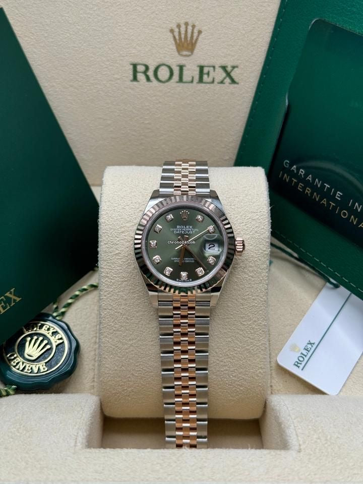 Rolex Lady Date Just Vert
