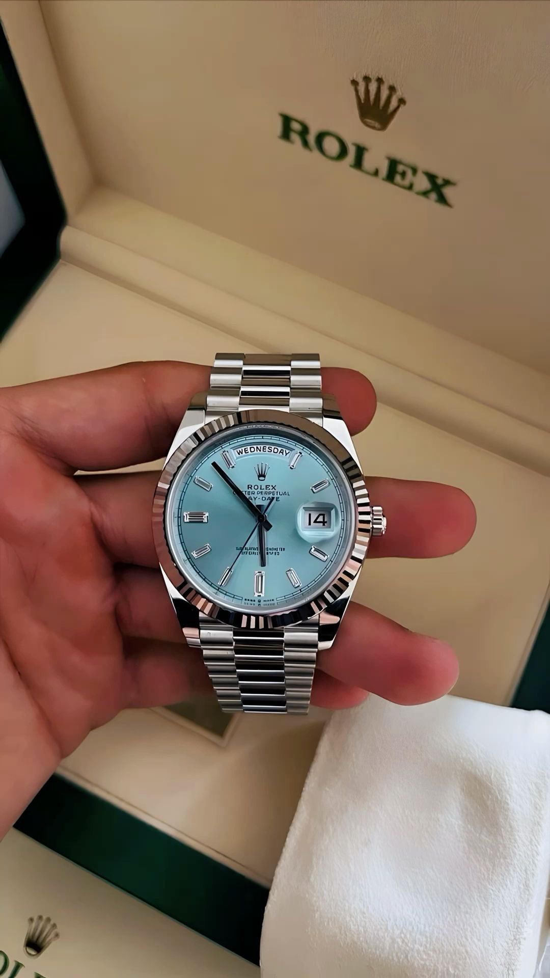 Rolex Day Date blue 40 mm