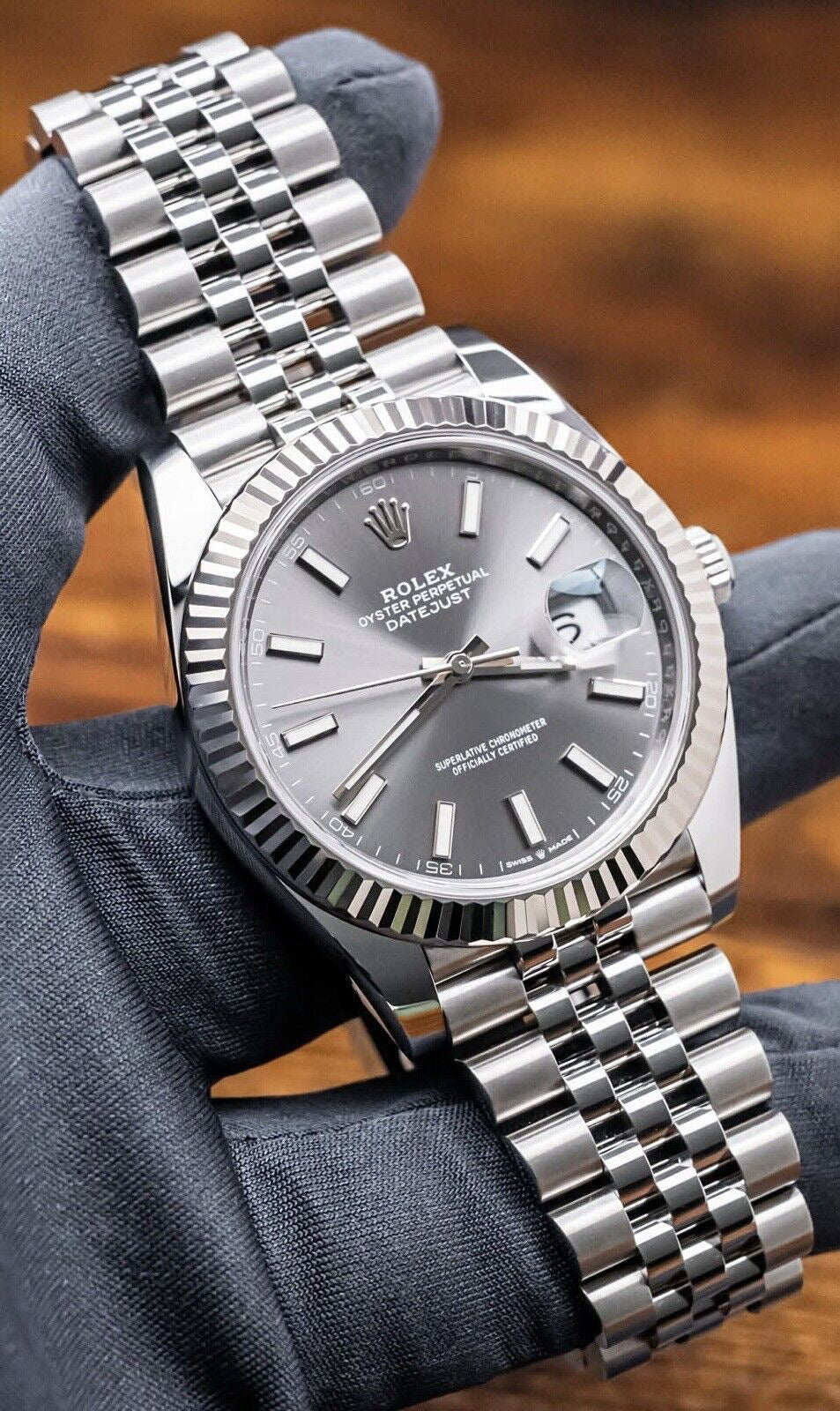 Montre Datejust 36 mm /41mm Grise Jubilé Pour Homme