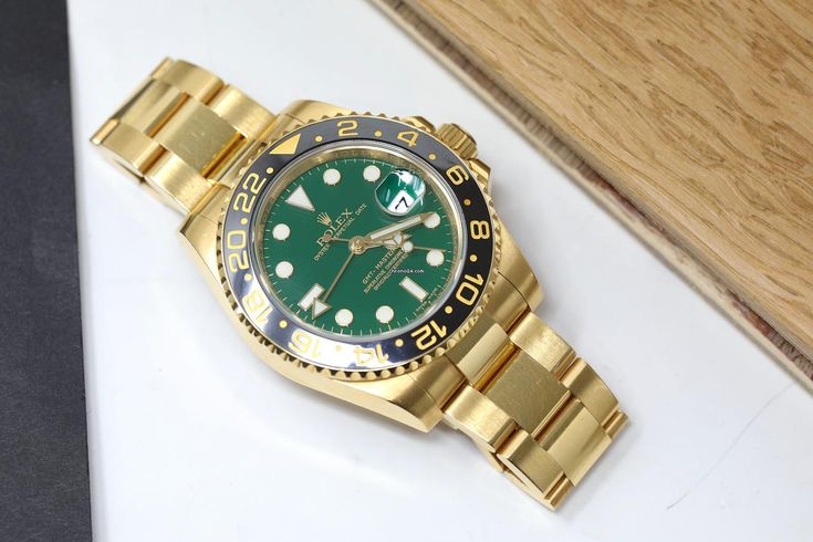RX GMT‑MASTER II Vert/Or Jaune