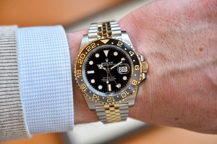Rolex GMT-Master II Oyster, 40 mm, Oystersteel and yellow gold