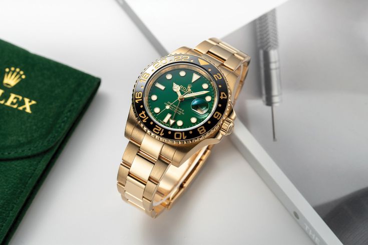 RX GMT‑MASTER II Vert/Or Jaune