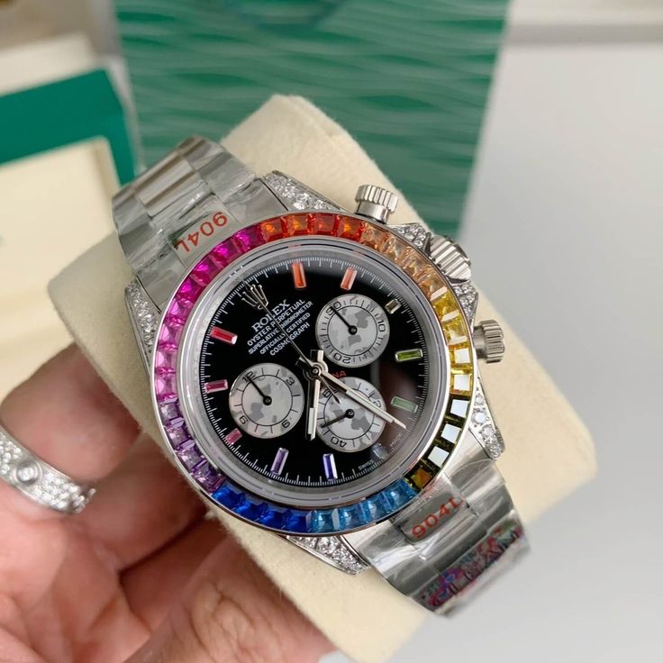 Rolex Daytona Rainbow Gris