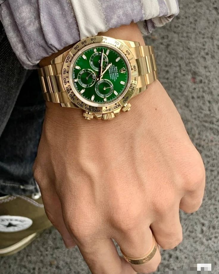 Montre Homme Daytona Cosmographe Fond Vert