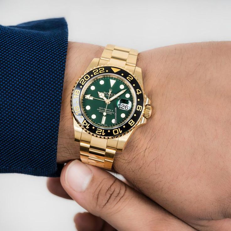 RX GMT‑MASTER II Vert/Or Jaune
