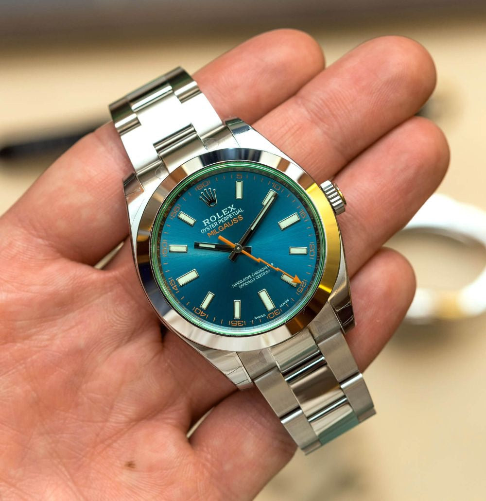 Milgauss Fond Bleu 116400GV