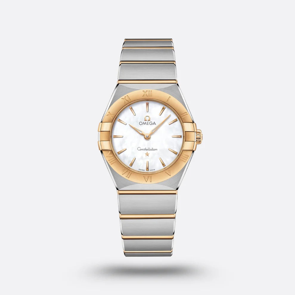 Omega constellation quartz - or jaune Femme
