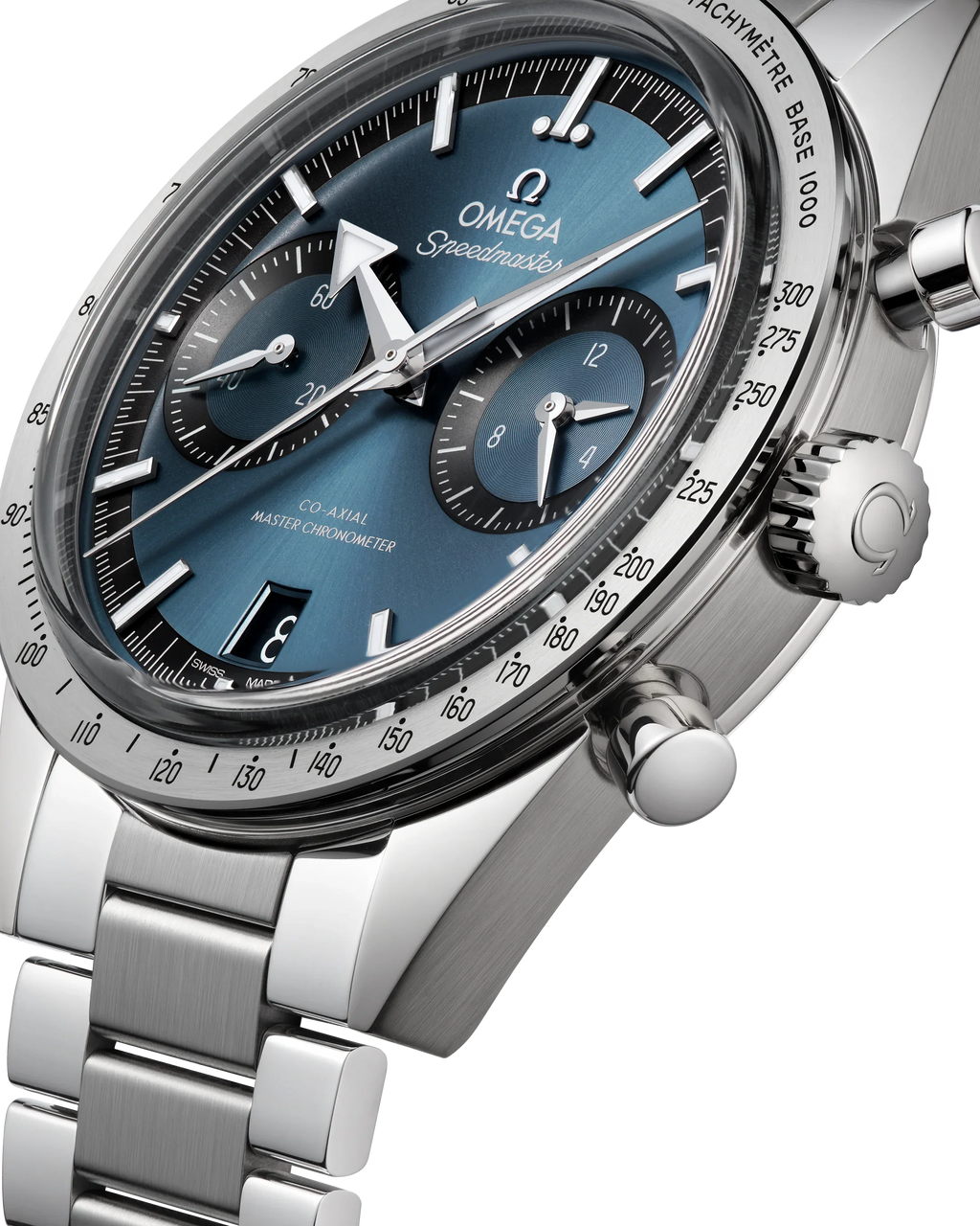 Omega speedmaster 57 bleu