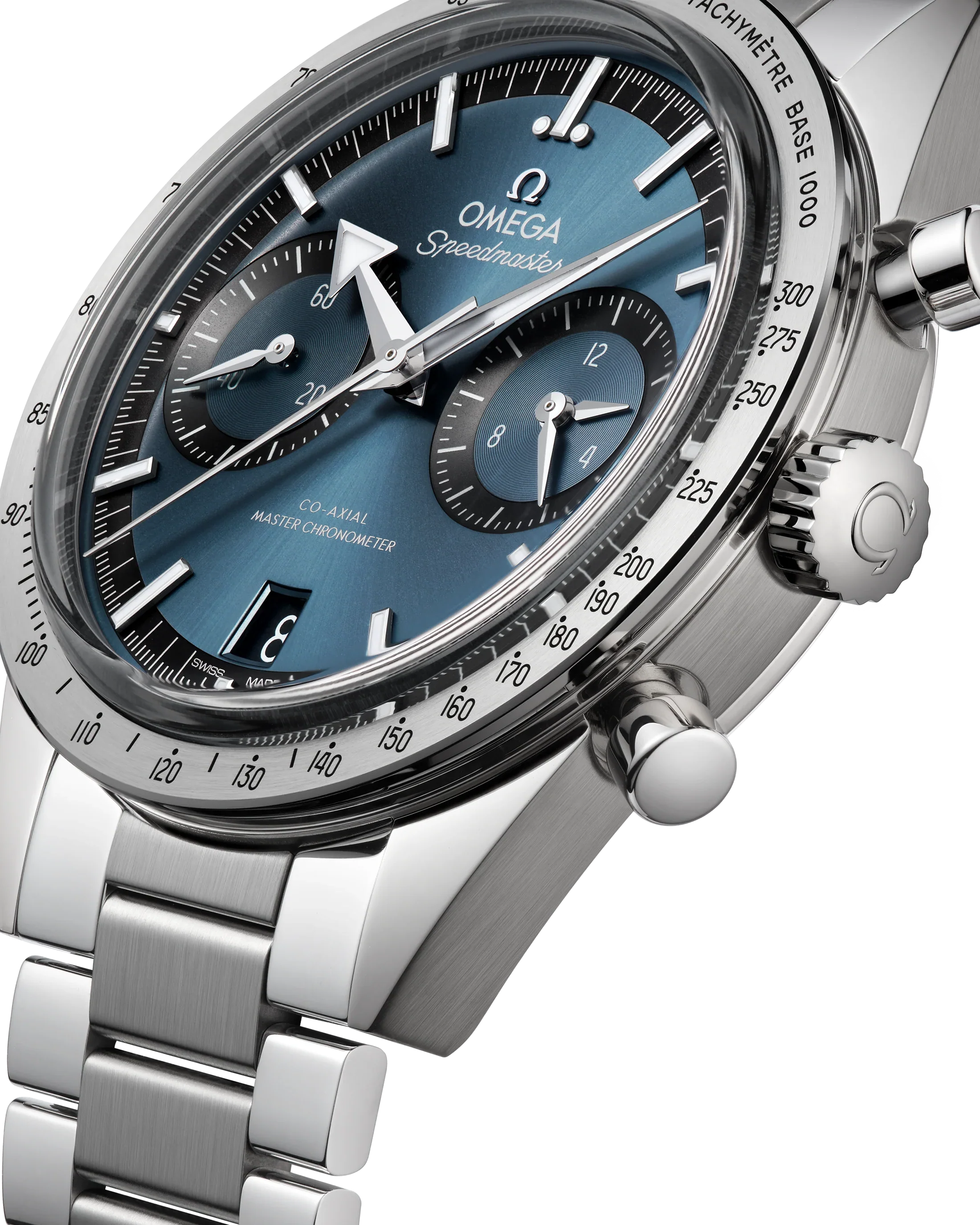 Omega speedmaster 57 bleu