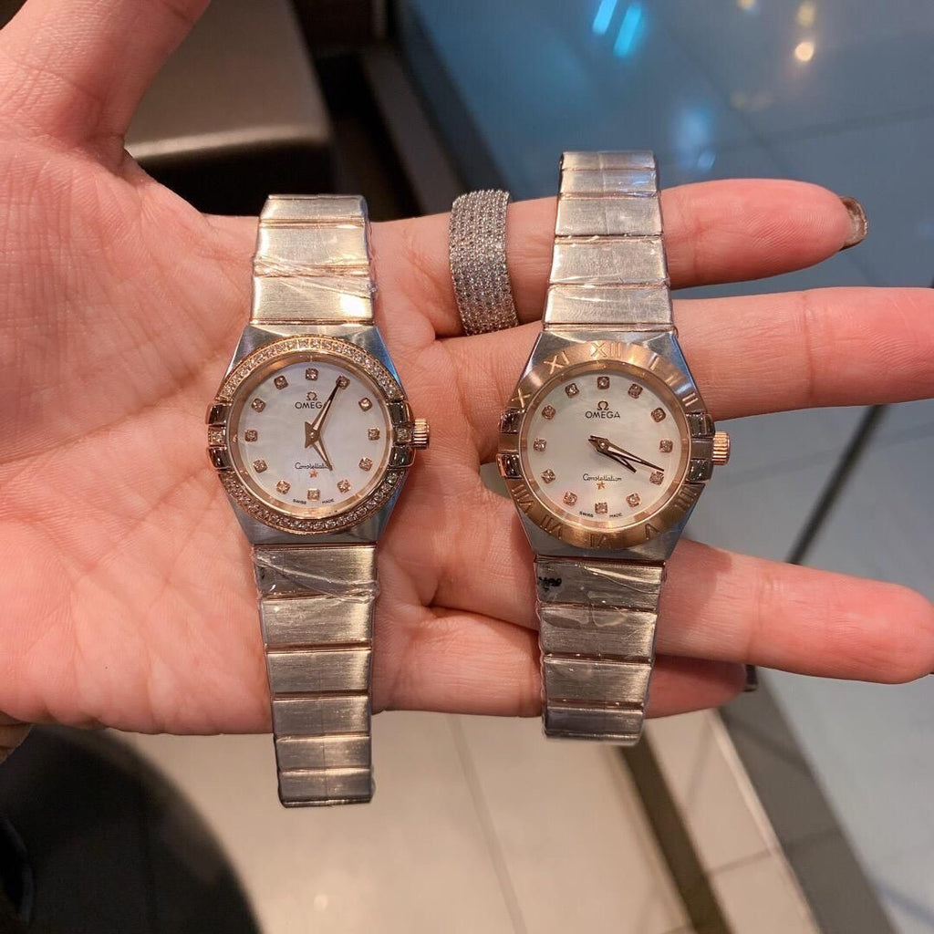 Omega constellation quartz - or jaune Femme
