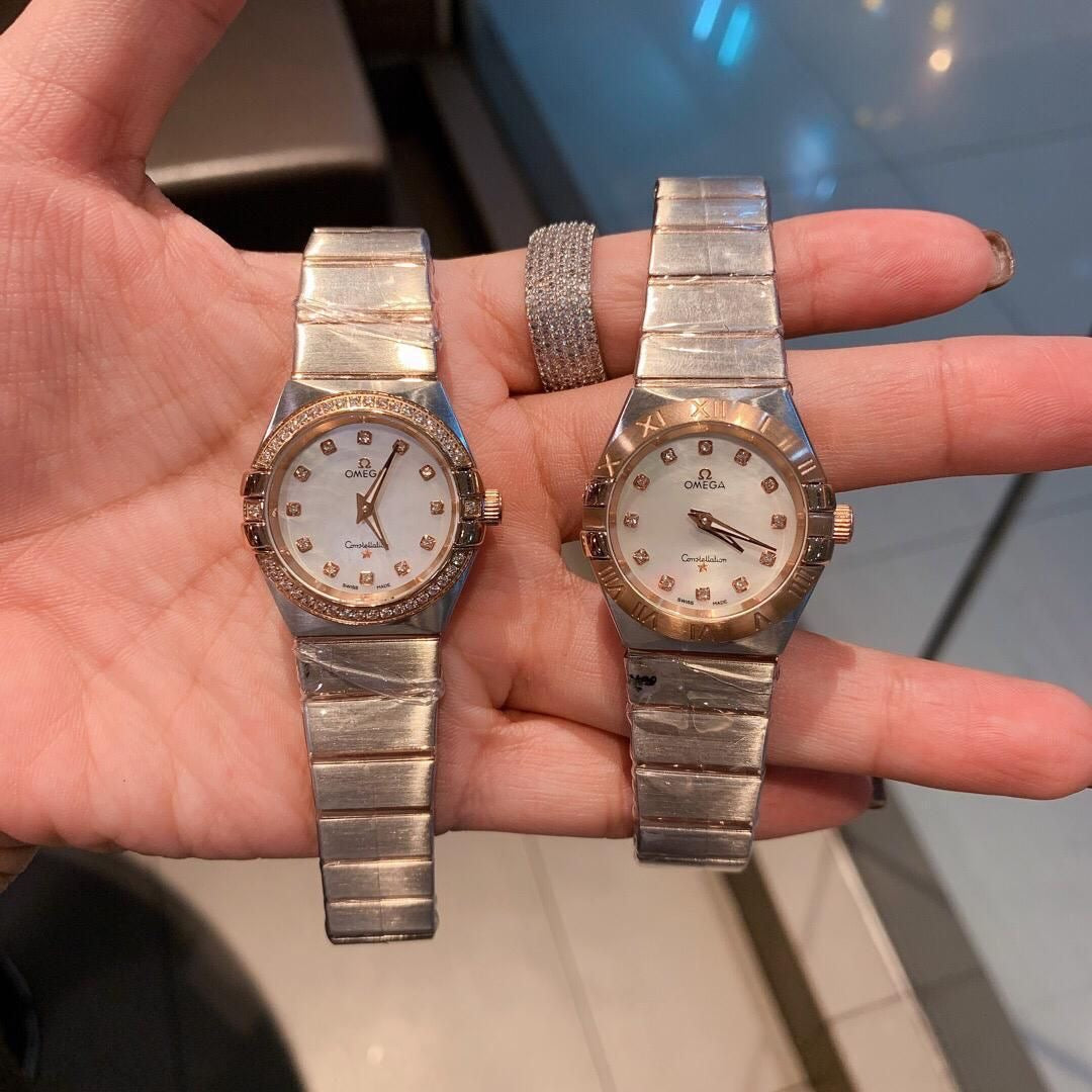 Omega constellation quartz - or jaune Femme
