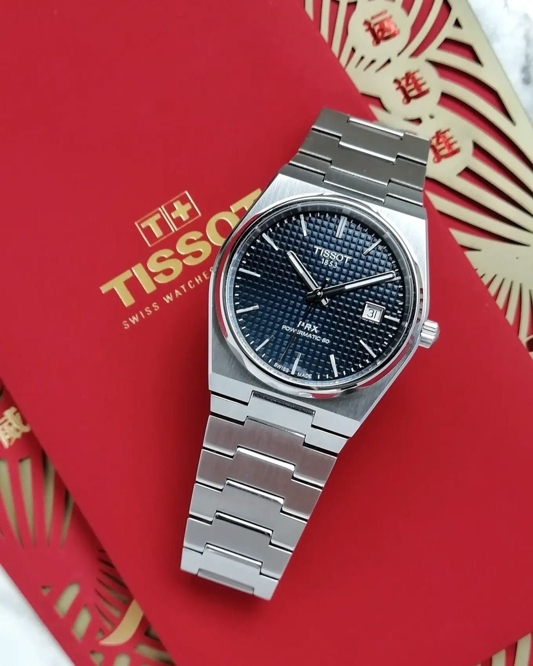 TISSOT PRX POWERMATIC 80 Blue