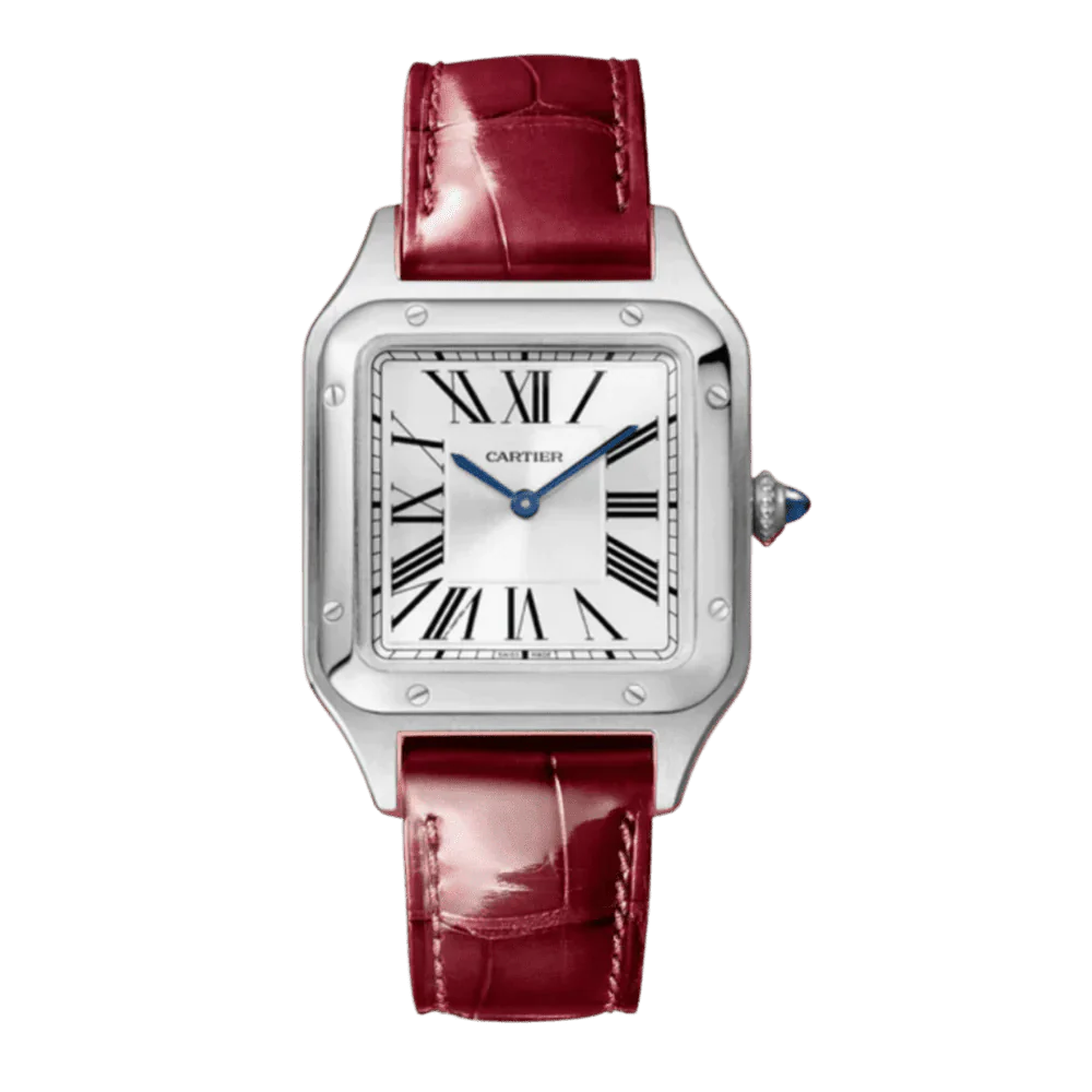 Cartier Santos Bordeaux/ Petit Modèle