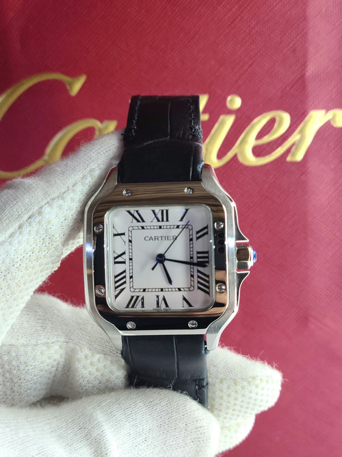 Cartier dumont bracelet cuir