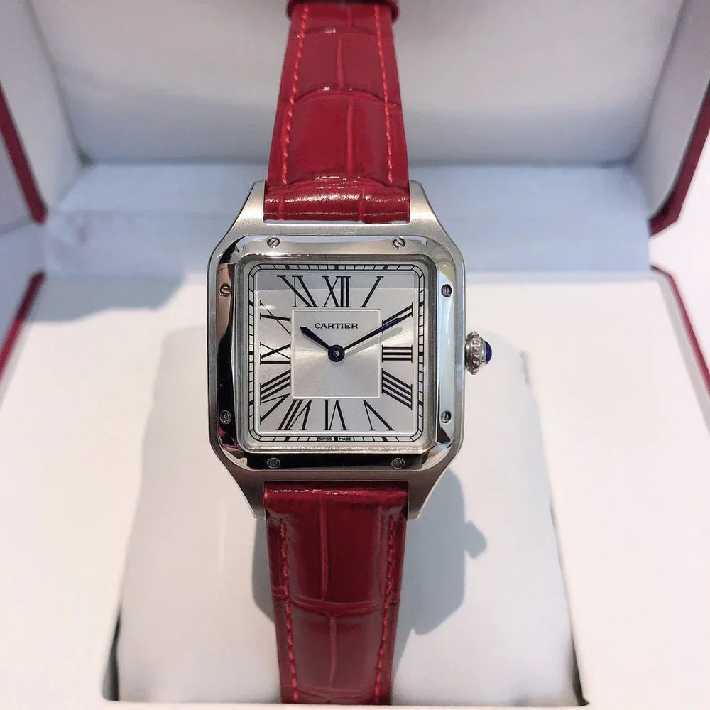 Cartier Santos Bordeaux/ Petit Modèle