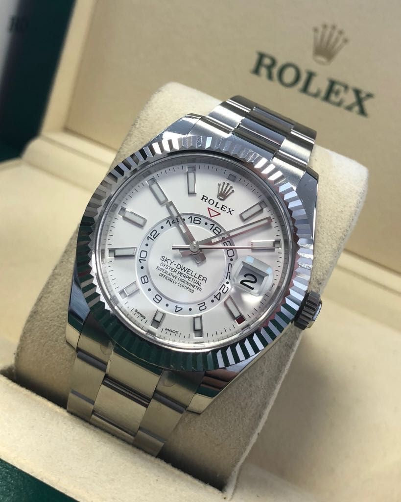 Rolex Sky Dweller white