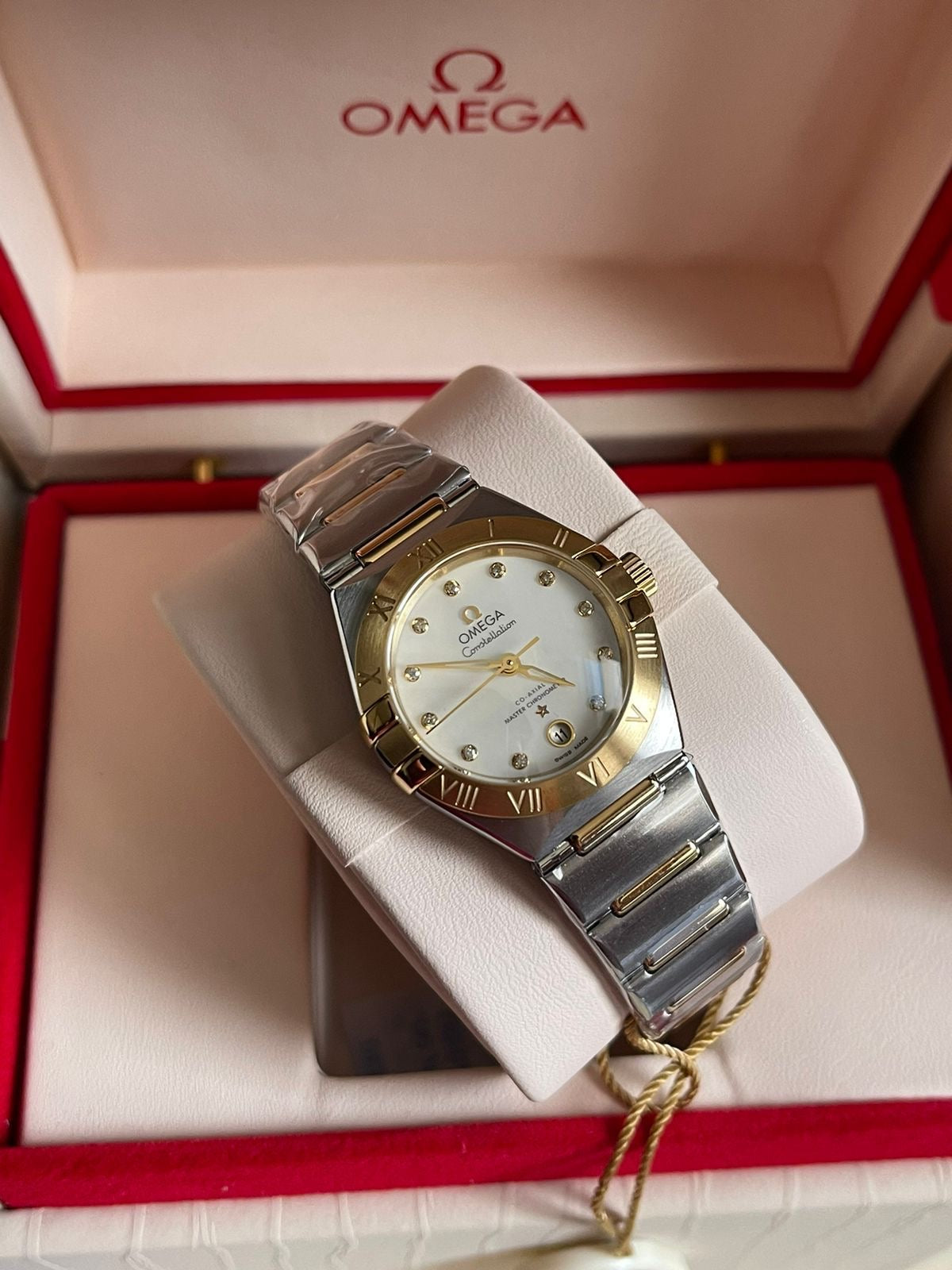 Omega constellation quartz - or jaune Femme