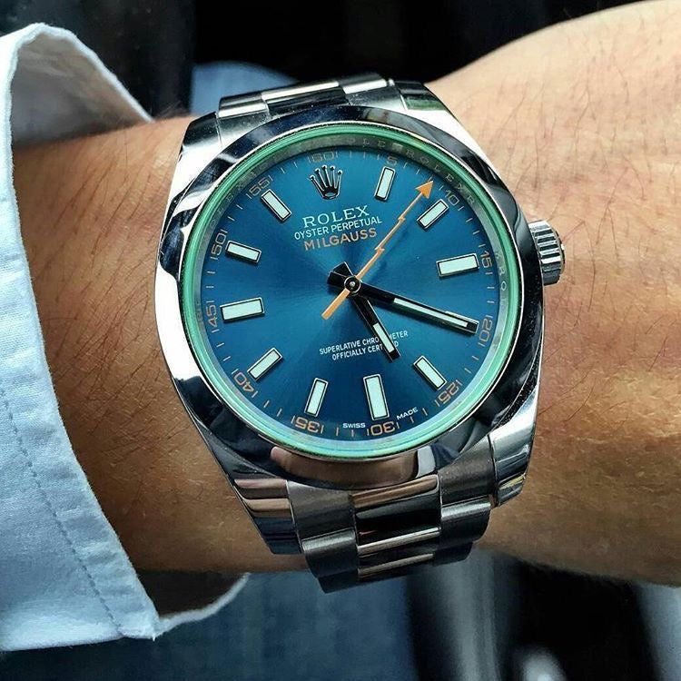 Milgauss Fond Bleu 116400GV