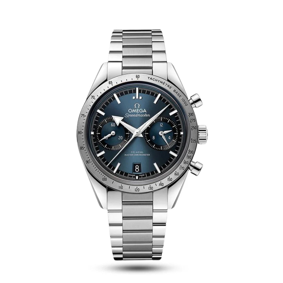 Omega speedmaster 57 bleu