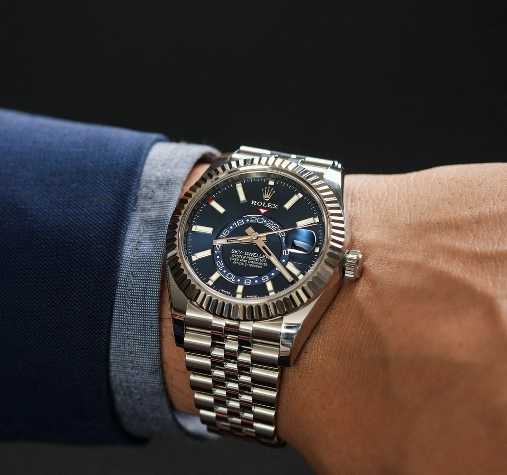 Rolex Sky Dweller Bleu