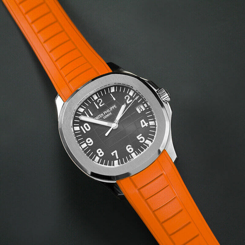 patek aquanaut orange strap