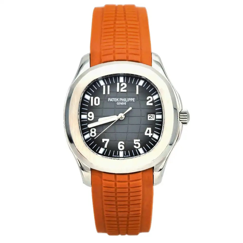 patek aquanaut orange strap Copie
